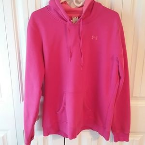 Under Armour pink hooded sweatshirt size XL